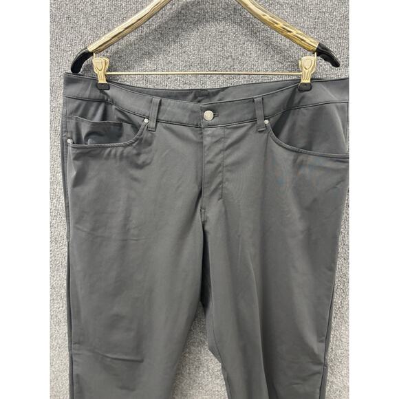 Lululemon Pants Men 38 Performance Commute ABC Warpstreme Slim Five Pocket Black - Picture 2 of 12